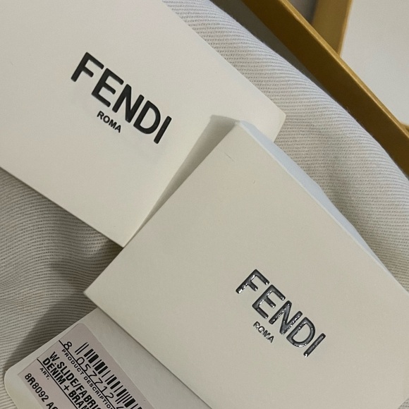 Denim Fendi Sandals - Picture 4 of 9